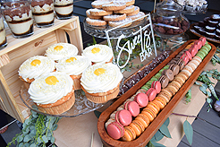 A GARDEN WEDDING RECEPTION